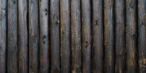Dark brown wood texture background coming from natural tree. Wooden panel with beautiful patterns. Space for your work.