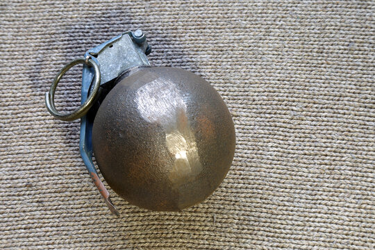 american combat offensive hand grenade