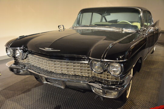 1959 Cadillac de Ville used by President Diosdado Macapagal display at Presidential Car Museum in Quezon City, Philippines