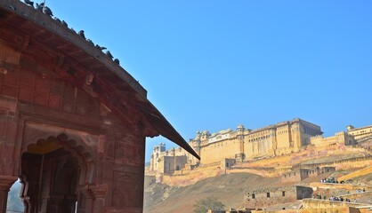 Amer Fort Unesco World Heritage Site Jaipur Rajasthan India