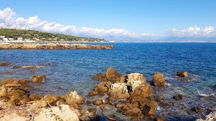Landscape in the Cap d'Antibes, South of France
