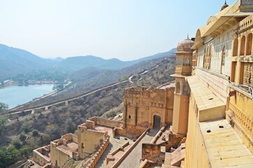 Amer Fort Unesco World Heritage Site Jaipur Rajasthan India