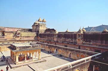 Amer Fort Unesco World Heritage Site Jaipur Rajasthan India