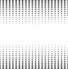 Abstract halftone dotted background. Futuristic grunge pattern, dot, wave. Vector modern optical pop art texture for posters, sites, business cards, cover, labels mock-up, vintage layout