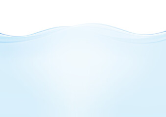 Blue water wave background vector illustration