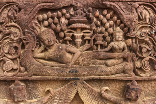 Stone carving bas relief sculptures