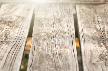 wooden background with a thin sharpness bar