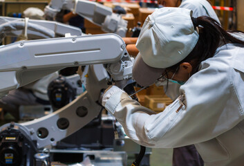 Assembly of industrial robots
