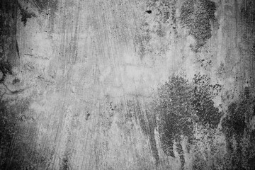 Old dark cement or concrete wall textures background.