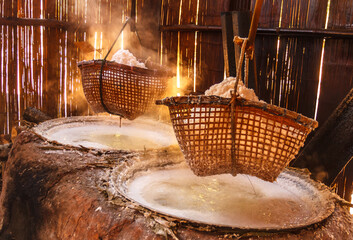 Boil salt, folk profession Old fashioned