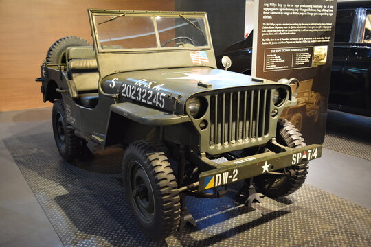 1943 Willy's Jeep display at Presidential Car Museum in Quezon City, Philippines