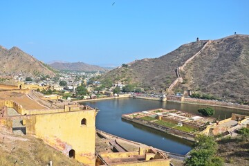 Amer Fort Unesco World Heritage Site Jaipur Rajasthan India