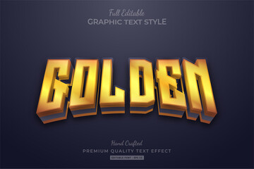 Golden Glow Editable Premium Text Effect