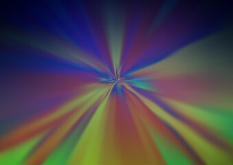 Obraz premium Dark Blue, Green vector blurred bright background.