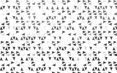 Light Silver, Gray vector layout with lines, triangles.