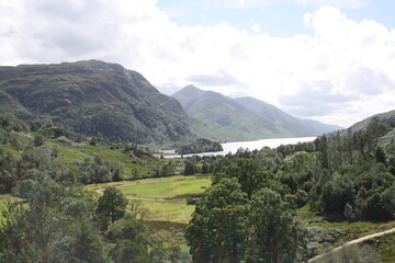 Fototapeta na wymiar Valley in Scotland