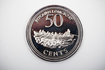 A coin from the Pitcairn Islands
