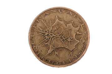 A pre Euro French coin