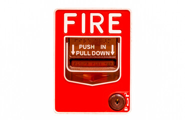The fire alarm button