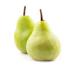 pears isolated on white a background