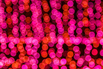 Bokeh light abstract blurry circles background