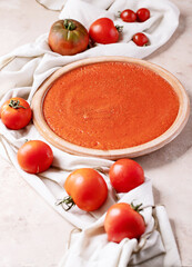 Homemade tomato soup