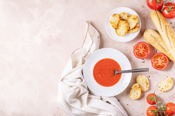 Homemade tomato soup