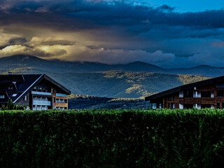 house in the mountains