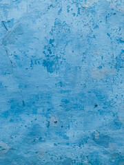 Obraz premium old blue vintage loft wall as a backdrop