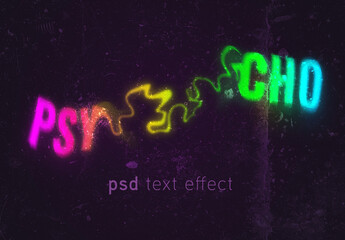Liquid Psychedelic Text Effect