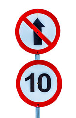 Traffic Signs Prohibition Signs