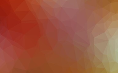 Obraz premium Light Green, Red vector low poly cover.