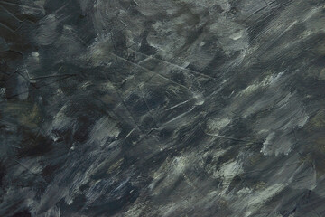 Incredibly beautiful drawing with a brush with dark gray and black and paints.The artist uses gray paints. Masterpiece of the art design.