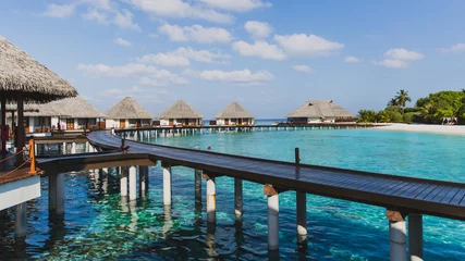 Fotobehang Resort in the Maldives © Sam