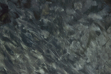 Incredibly beautiful pattern with blue, gray and black colors. Luxurious art in oriental style. The artist uses gray paints. Masterpiece of the art design.