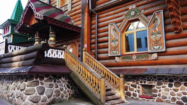 Kremlin in Izmailovo. Moscow. Russia. 4K.