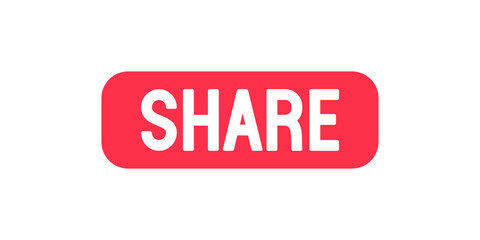 Share button. Social media network icon