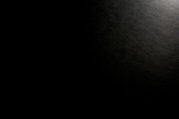 black background with paper texture highlighted on the side