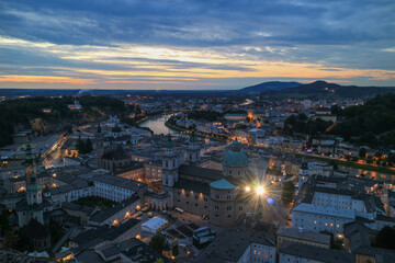 Fototapeta na wymiar view of Salzburg