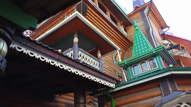 Kremlin in Izmailovo. Moscow. Russia. 4K.
