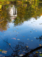 Old gazebo in the Bykovo estate, Moscow region, architect Vasily Bazhenov.