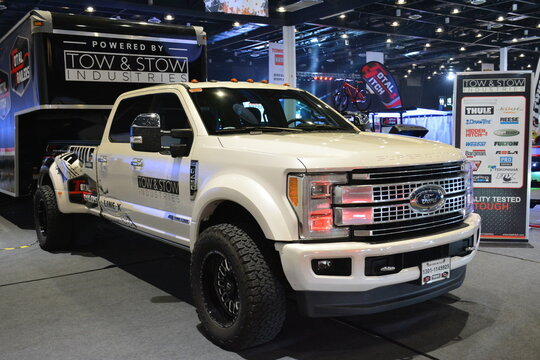 Ford F450 Pick Up Super Duty At Bumper To Bumper Prime Car Show In Pasay, Philippines