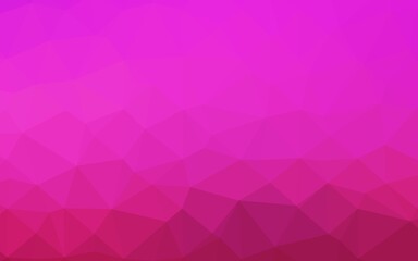 Obraz premium Light Pink vector abstract polygonal cover.