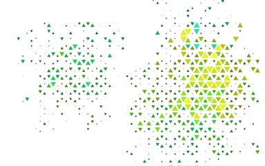 Light Blue, Yellow vector pattern in polygonal style.