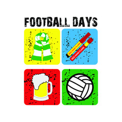 Football fans card