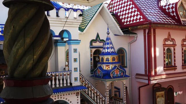 Kremlin in Izmailovo. Moscow. Russia. 4K.