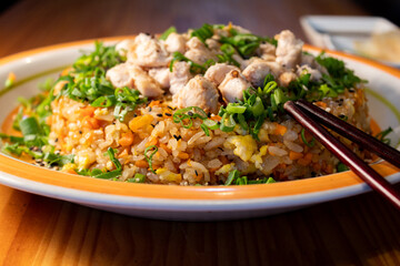 Japanese shrimp rice dish