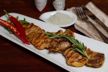 grilled chicken wings
