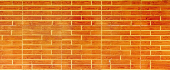 Obraz premium Red brick wall texture background for design