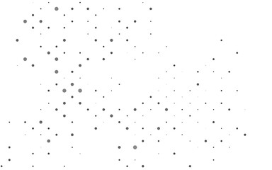 Light Silver, Gray vector cover with spots.